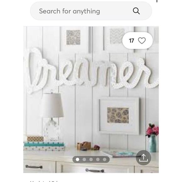 pottery barn junk gypsy dreamer mirror sign - Picture 1 of 1